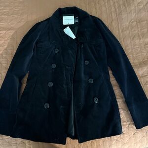 Calvin Klein Jeans Black Pea Coat